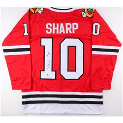 Patrick Sharp Signed Blackhawks Jersey (Beckett COA)