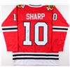 Image 1 : Patrick Sharp Signed Blackhawks Jersey (Beckett COA)