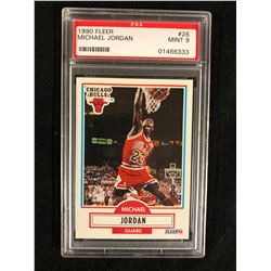 1990 FLEER #26 MICHAEL JORDAN (MINT 9) PSA