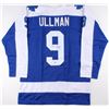 Image 1 : Norm Ullman Signed Maple Leafs Throwback Jersey Inscribed "HOF 82" (Beckett COA)