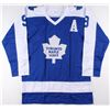 Image 3 : Norm Ullman Signed Maple Leafs Throwback Jersey Inscribed "HOF 82" (Beckett COA)