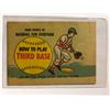 Image 1 : FINER POINTS OF BASEBALL FOR EVERYONE "HOW TO PLAY THIRD BASE" COMIC MINI PROMO
