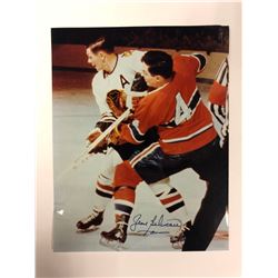 JEAN BELIVEAU AUTOGRAPHED COLOR PHOTO