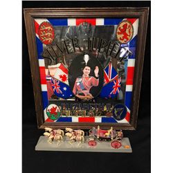 1977 QUEENS SILVER JUBILEE MIRROR AND COACH DISPLAY