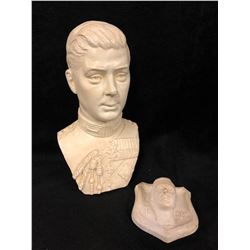 KING EDWARD BUST AND WALL PLAQUE