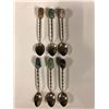Image 1 : SILVER AND GEMSTONE SPOONS