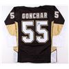 Image 1 : Sergei Gonchar Signed Penguins Alternate Jersey (Beckett COA)