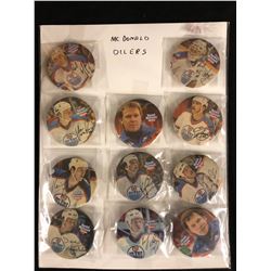 1983-84 Ronald McDonald House Pin Lot--Edmonton Oilers