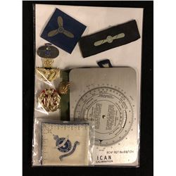 MISC. CANADIAN MILITARY RCAF PATCHES & BUTTONS LOT