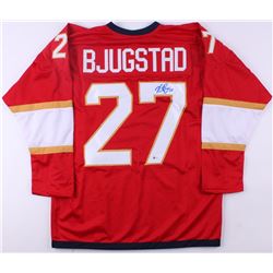 Nick Bjugstad Signed Panthers Jersey (Beckett COA)