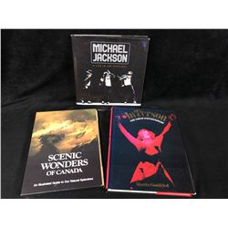 LOT OF 3 COFFEE TABLE BOOK MICHAEL JACKSON
