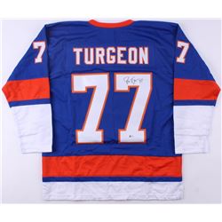 Pierre Turgeon Signed Islanders Jersey (Beckett COA)