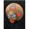 Image 1 : SIGNED NATIVE ART WOODEN WALL MASK (6")