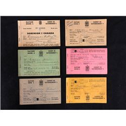 WORLD WAR II RATION BOOK LOT (FULL OF STAMPS)
