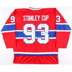 Patrick Roy & John LeClair Signed Canadiens "Stanley Cup" Jersey (JSA COA)