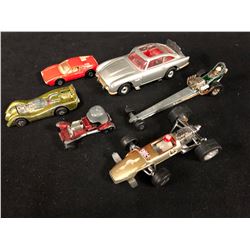 COLLECTIBLE VINTAGE DIE-CAST TOY CAR LOT (HOT WHEELS, CORGI)
