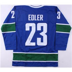 Alexander Edler Signed Canucks Jersey (Beckett COA)
