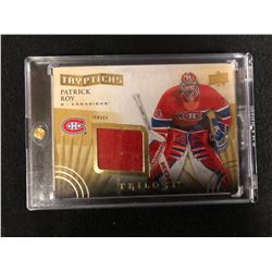 PATRICK ROY 2014-15 UD Trilogy Hockey Tryptichs JERSEY CARD
