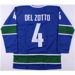 Michael Del Zotto Signed Canucks Jersey (Beckett COA)