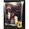 Image 6 : 1996 MUHAMMAD ALI AUTOGRAPHED 32" X 42" FRAMED OLYMPIC POSTER (PSA COA)