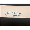 Image 2 : JOHNNY BOWER AUTOGRAPHED GOALIE STICK INSCRIBED HOF 76 W/ COA