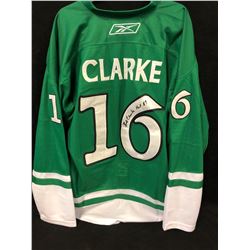 Bobby Clarke Autographed (RARE) Green Philadelphia Flyers Style St. Patrick's Day Jersey - JSA COA