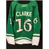 Image 1 : Bobby Clarke Autographed (RARE) Green Philadelphia Flyers Style St. Patrick's Day Jersey - JSA COA