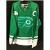 Image 3 : Bobby Clarke Autographed (RARE) Green Philadelphia Flyers Style St. Patrick's Day Jersey - JSA COA
