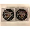 Image 1 : AUTOGRAPHED VANCOUVER GIANTS HOCKEY PUCKS LOT