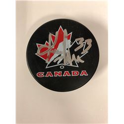 AUTOGRAPHED TEAM CANADA HOCKEY PUCK