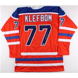 Oscar Klefbom Signed Oilers Jersey (Beckett COA)