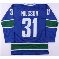 Anders Nilsson Signed Canucks Jersey (Beckett COA)