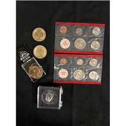 VARIOUS COINS & MEDALLIONS LOT