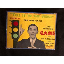 Vintage 1930's Eddie Cantor's Tell It To The Judge Board Game (IN BOX)