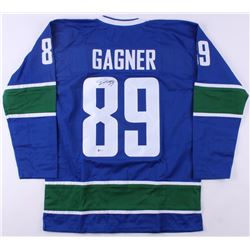 Sam Gagner Signed Canucks Jersey (Beckett COA)
