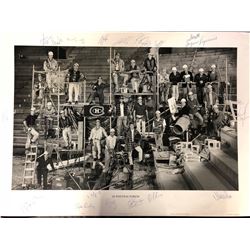 MONTREAL CANADIENS "LE NOUVEAU FORUM" TEAM AUTOGRAPHED 30" X 20" PRINT