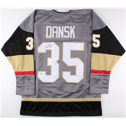 Oscar Dansk Signed Golden Knights Jersey (Beckett COA)