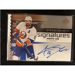 UPPER DECK PREMIUM SIGNATURES ANDRE LADD (NY ISLANDERS)