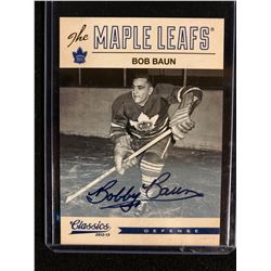 2012-13 Classics Signatures #138 Bob Baun (MAPLE LEAFS)