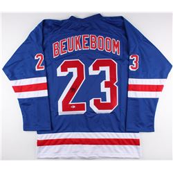 Jeff Beukeboom Signed Rangers Jersey (Beckett COA)