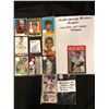 Image 1 : ROOKIE BASEBALL TRADING CARDS LOT (GAME USED JERSEY, BATS) INCLUDES MICKEY MANTLE RELIGIOUS PAMPHLET