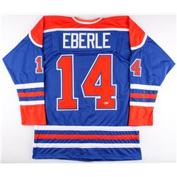 Jordan Eberle Signed Oilers Jersey (Beckett COA)