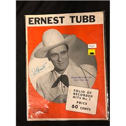 1948 ERNEST TUBB FOLIO OF RECORDED HITS NO.1 (SHEET MUSIC)