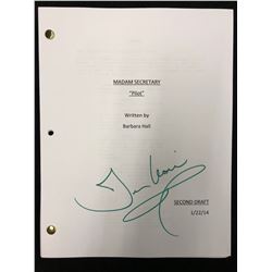 MADAM SECRETARY "PILOT" DRAFT (2014) AUTOGRAPHED BY TEA LEONI