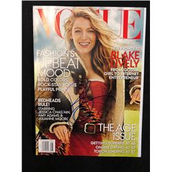 BLAKE LIVELY AUTOGRAPHED VOGUE MAGAZINE