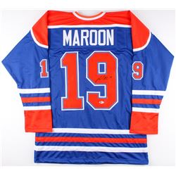 Patrick Maroon Signed Oilers Jersey (Beckett COA)