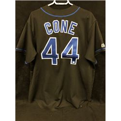 DAVID CONE AUTOGRAPHED METS BASEBALL JERSEY W/ GA COA