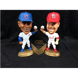 MARK MCGWIRE & SAMMY SOSA HOME RUN KINGS FIGURES "LINKED TOGETHER IN HISTORY" COMMEMORATING 70 & 66