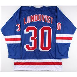 Henrik Lundqvist Signed Rangers Jersey (Beckett COA)