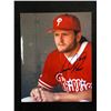 Image 1 : 8" X 10" AUTOGRAPHED COLOR PHOTO (PHILLIES)